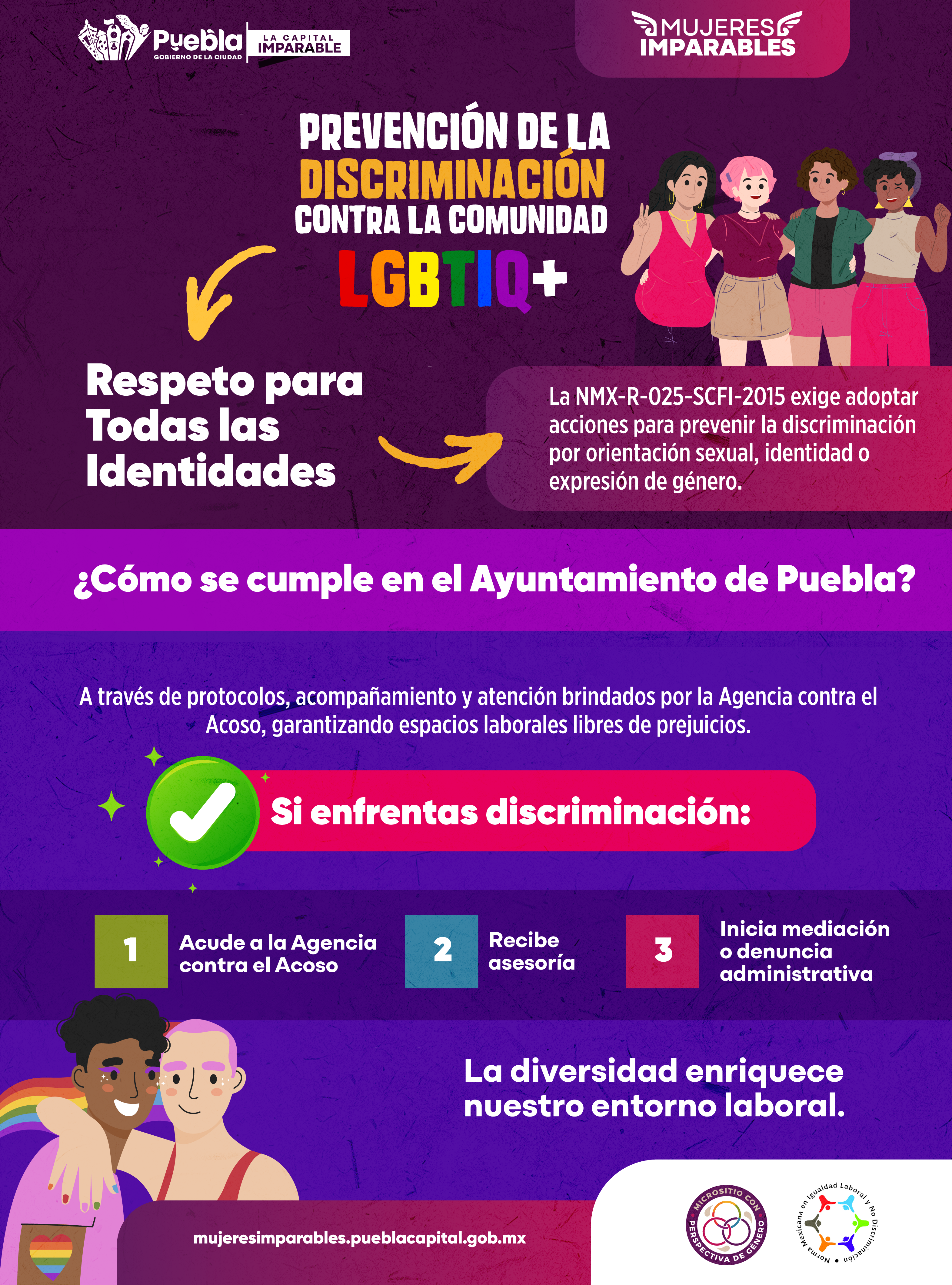 Prevención discriminación LGBTIQ+